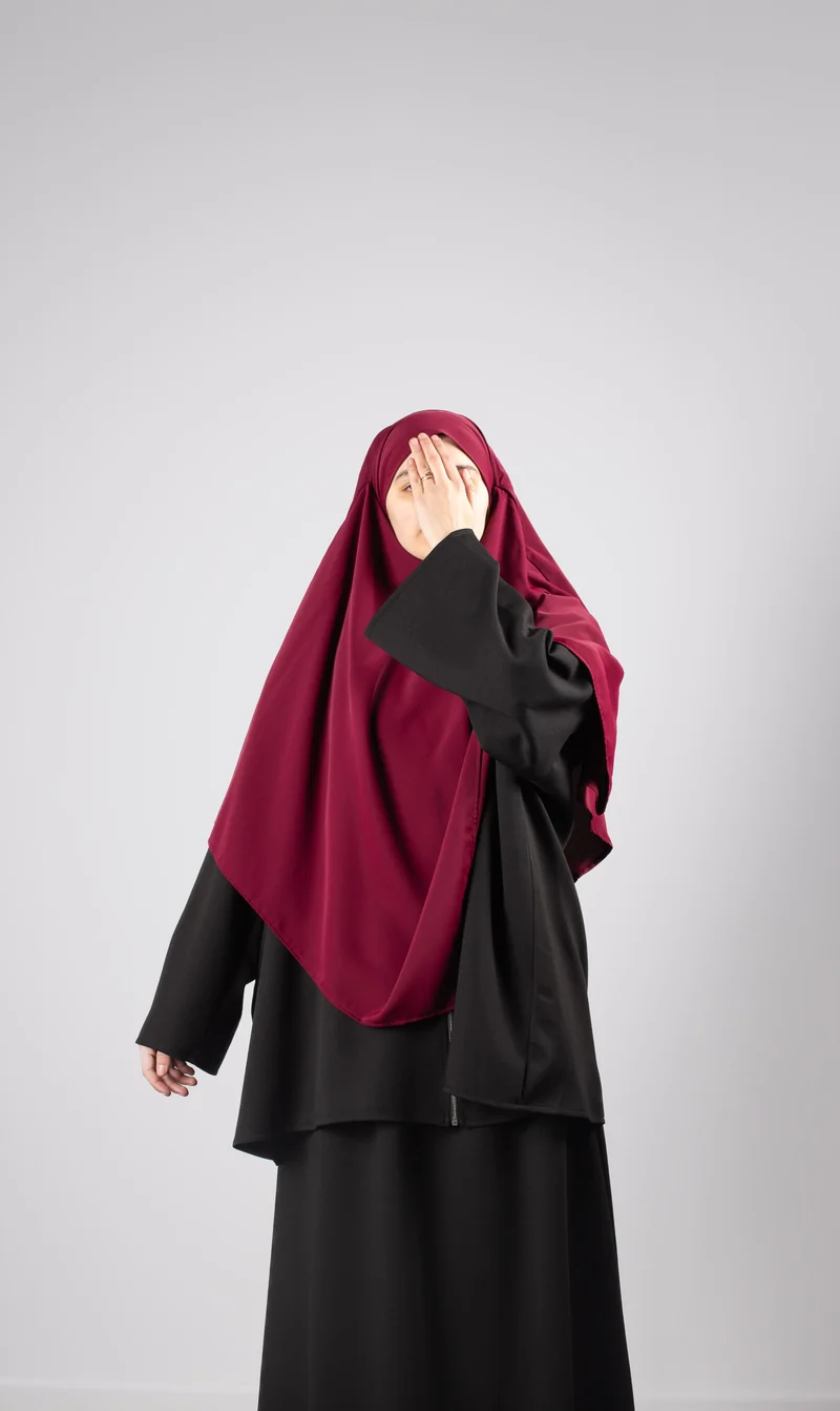 Doppeldiamant KHIMAR MEDINI Seide - Bordeaux