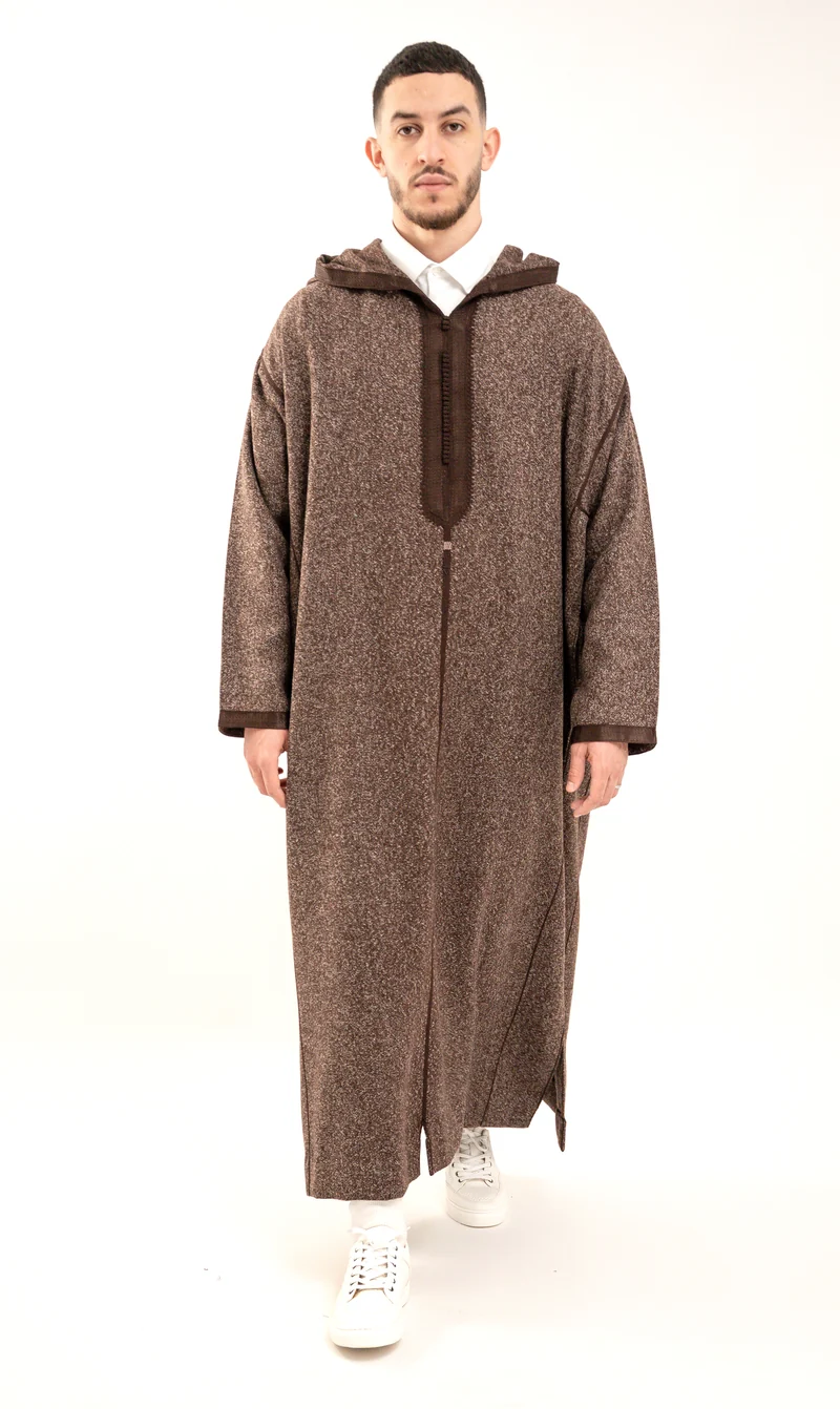 Djellaba Soft Kashmir - Taupe