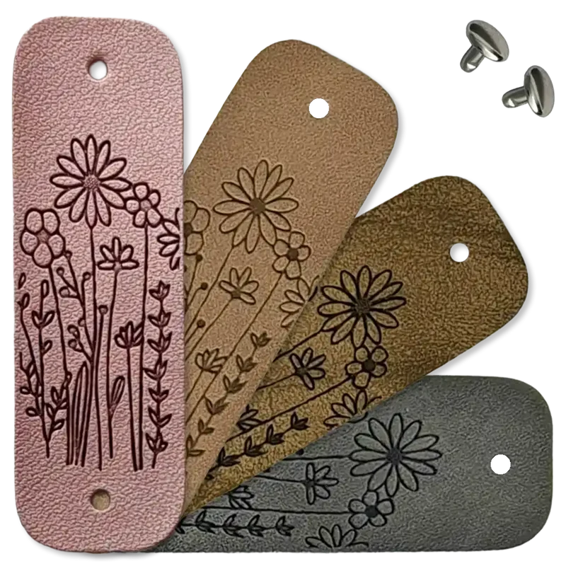 Frida's Handmade-Label Floral mit Nieten