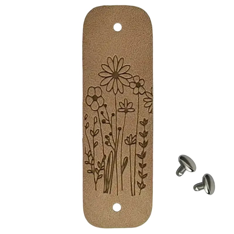 Frida's Handmade-Label Floral mit Nieten