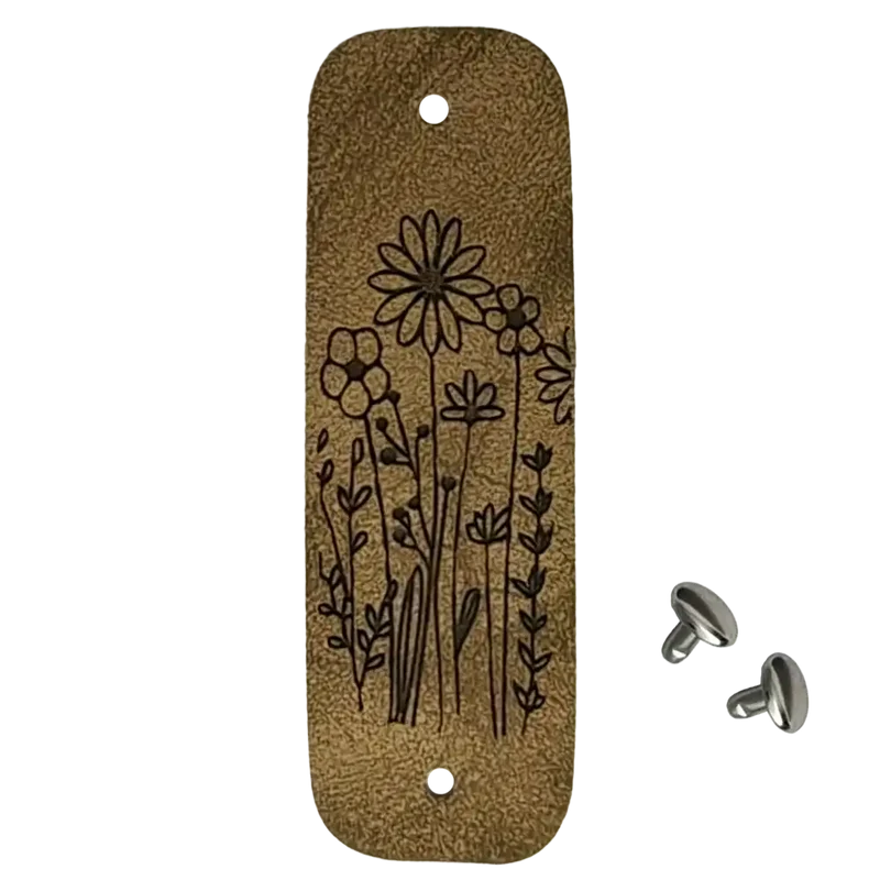 Frida's Handmade-Label Floral mit Nieten