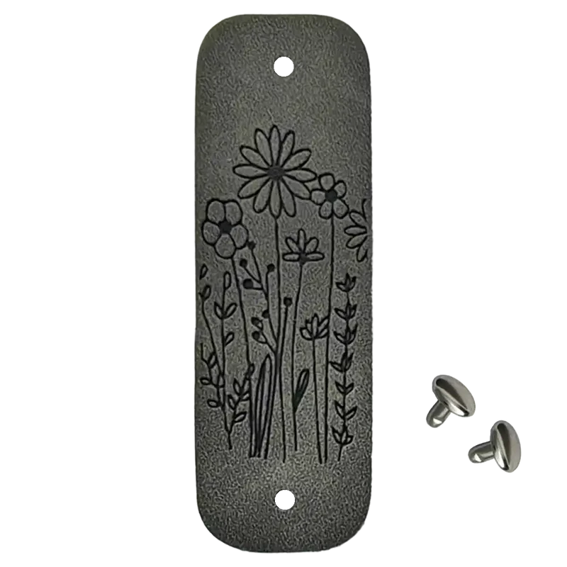 Frida's Handmade-Label Floral mit Nieten