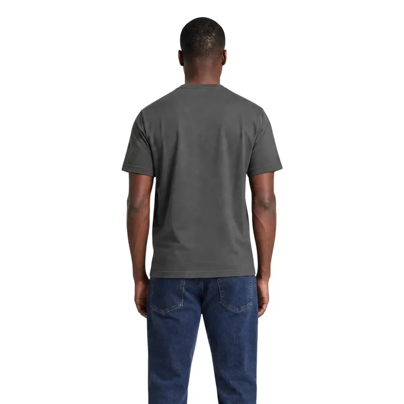 Armani Exchange Graues Baumwoll-T-Shirt für Herren