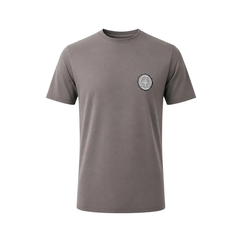 Armani Exchange Herren-T-Shirt aus brauner Baumwolle
