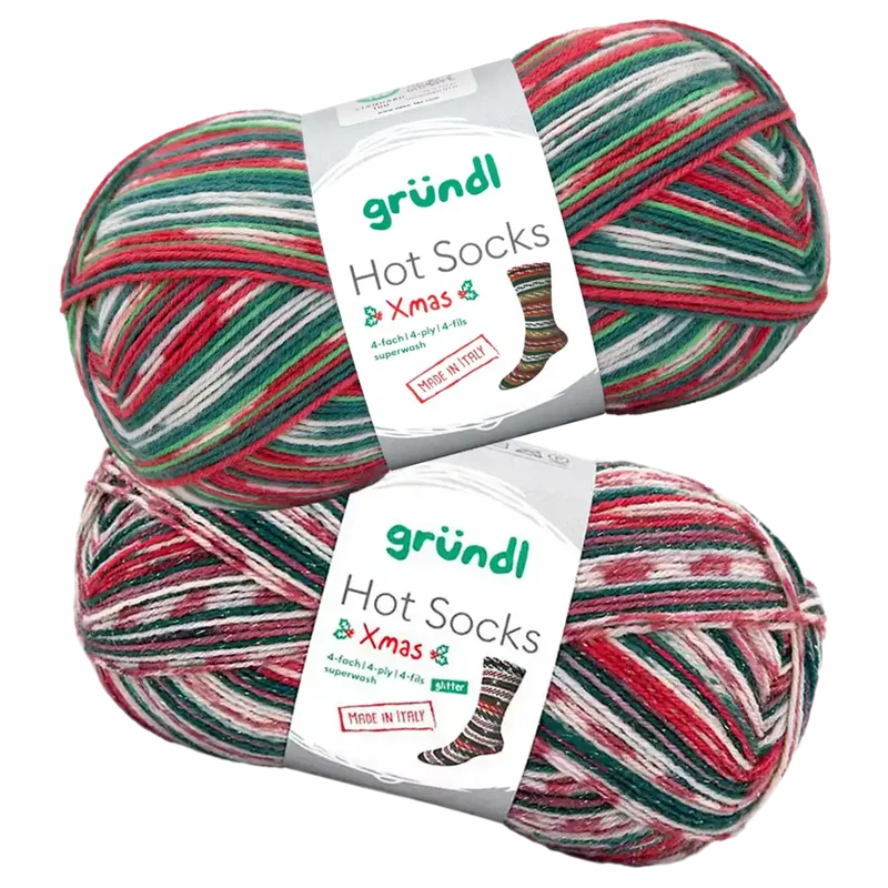 Hot Socks Xmas 4-fach Sockenwolle 2026