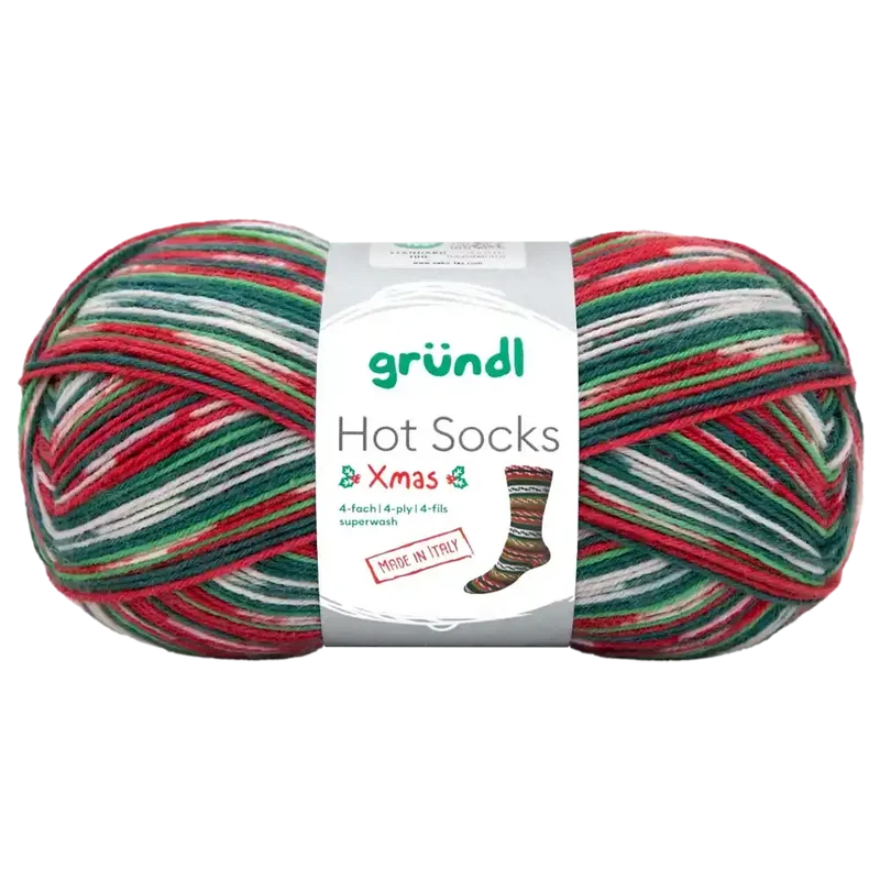 Hot Socks Xmas 4-fach Sockenwolle 2026