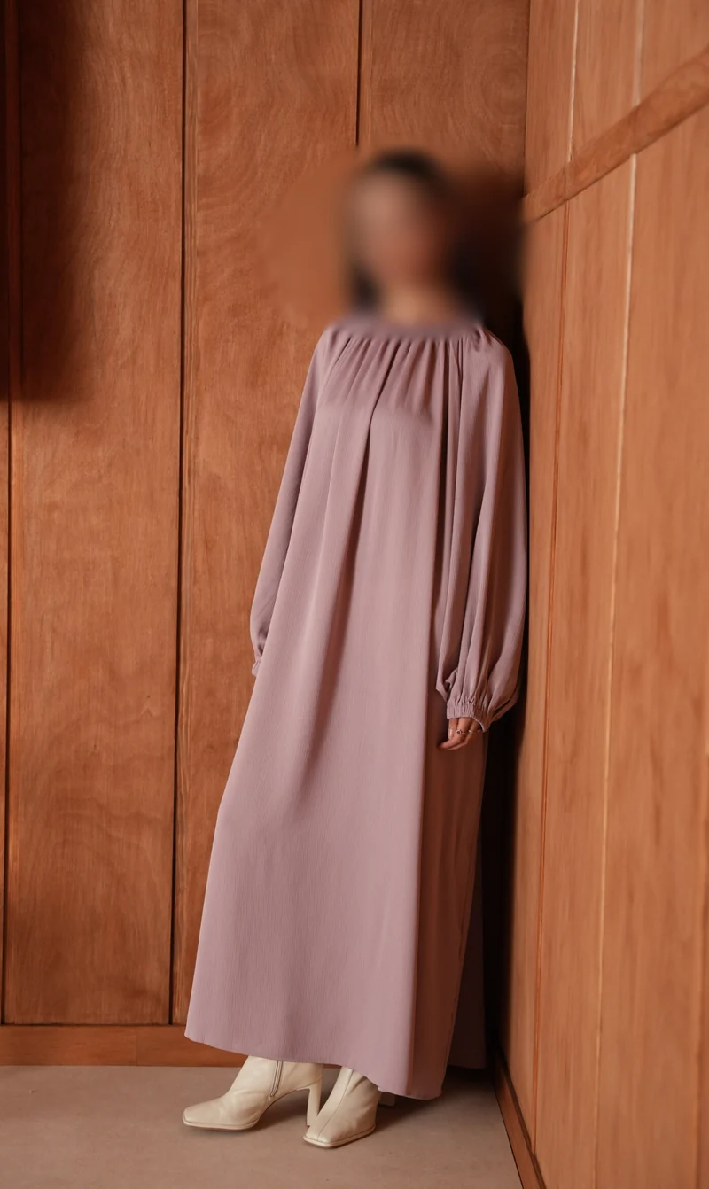 Abaya Amara Ballonärmel - Vintage Rose
