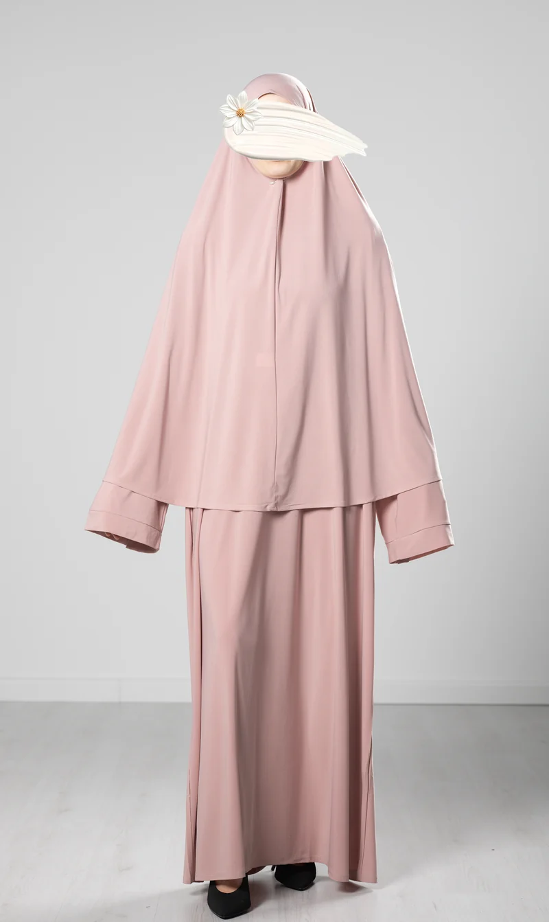 Jersey Premium Abaya + Khimar