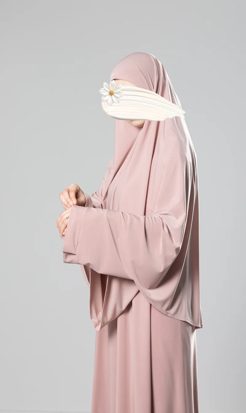 Jersey Premium Abaya + Khimar