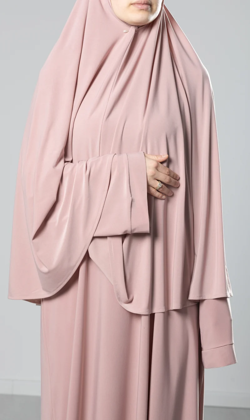 Jersey Premium Abaya + Khimar