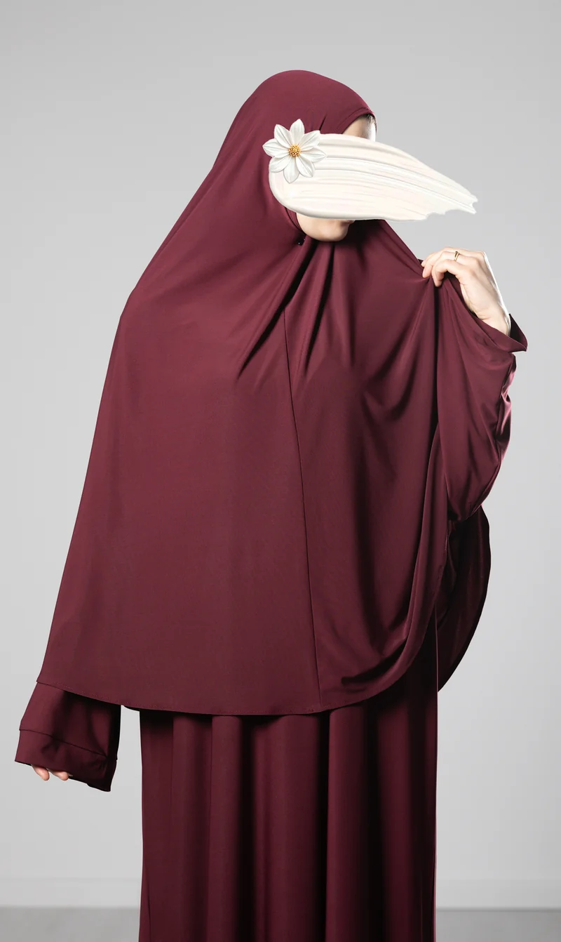 Jersey Premium Abaya + Khimar