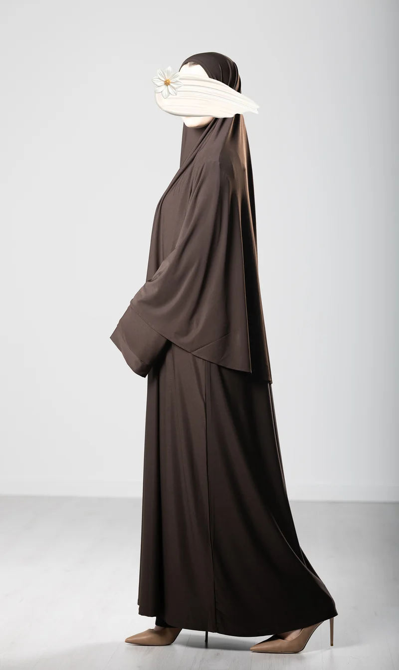 Jersey Premium Abaya + Khimar