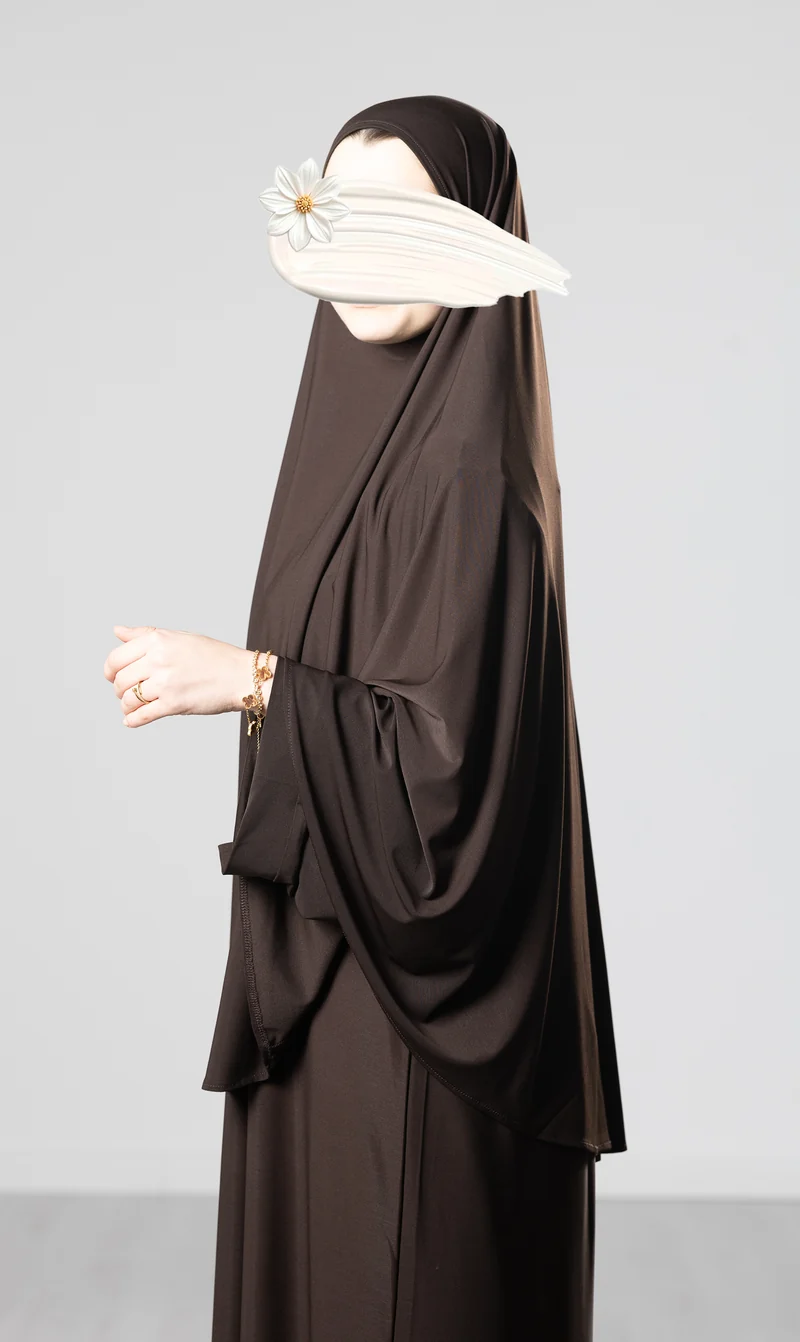 Jersey Premium Abaya + Khimar