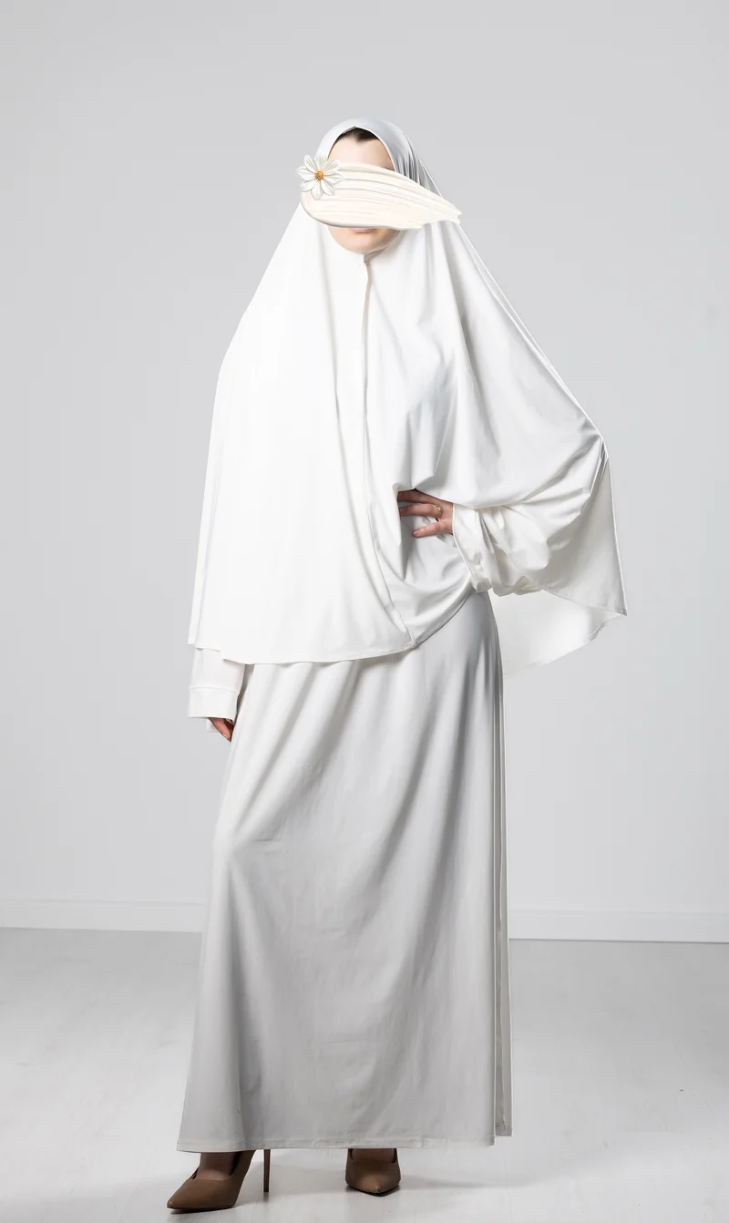 Jersey Premium Abaya + Khimar