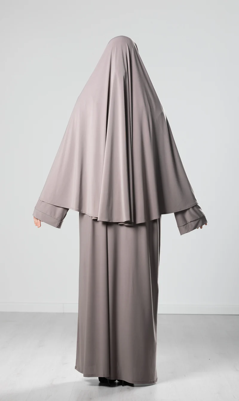 Jersey Premium Abaya + Khimar