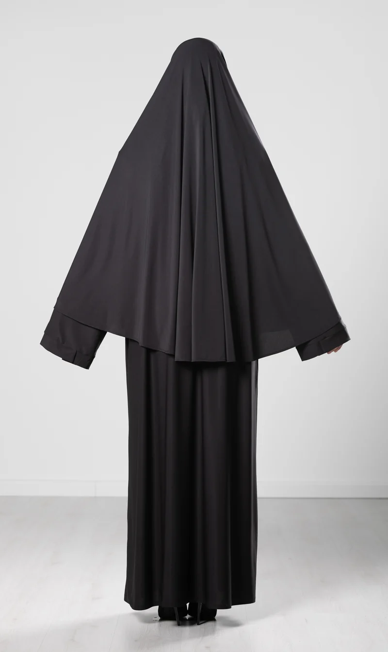 Jersey Premium Abaya + Khimar