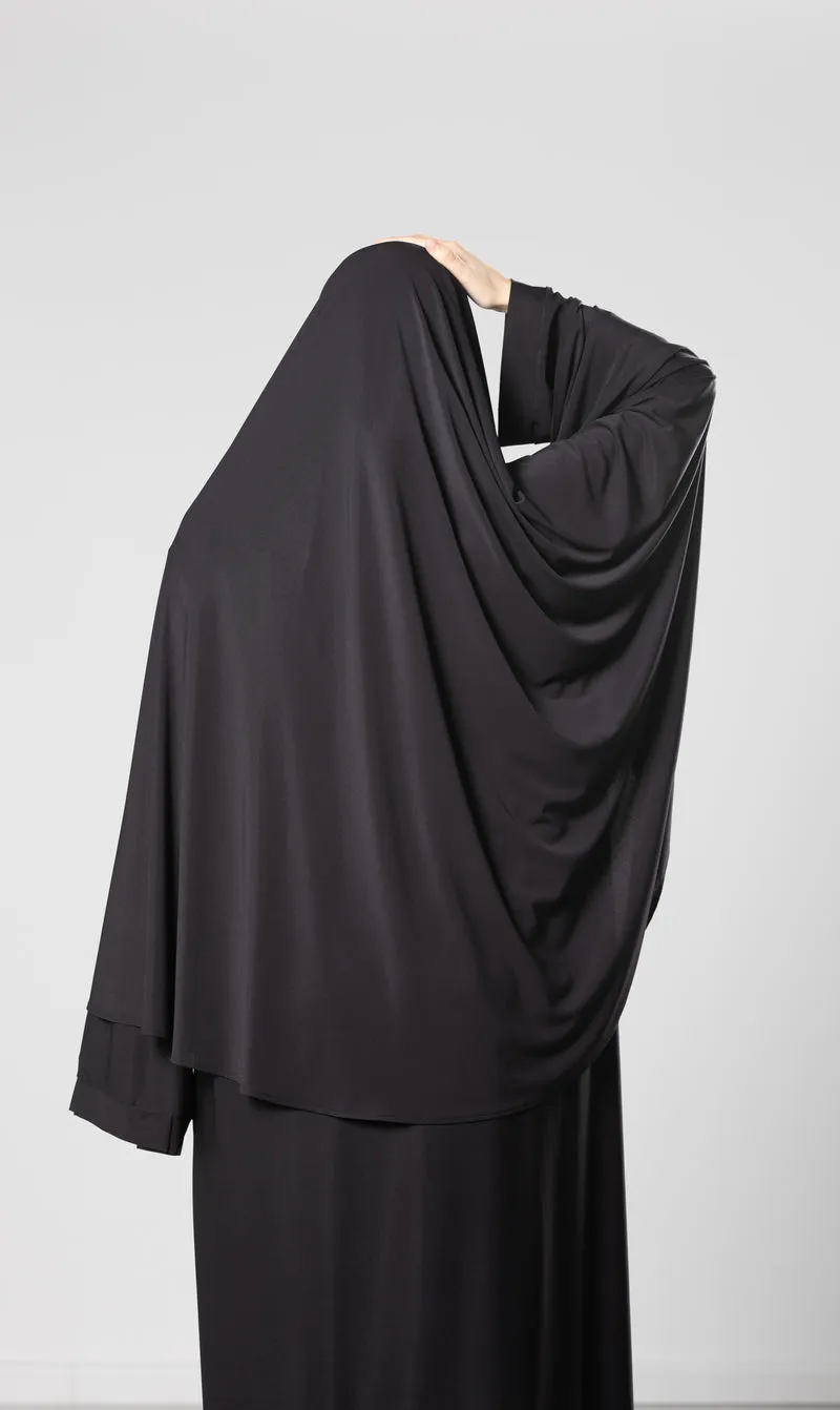 Jersey Premium Abaya + Khimar