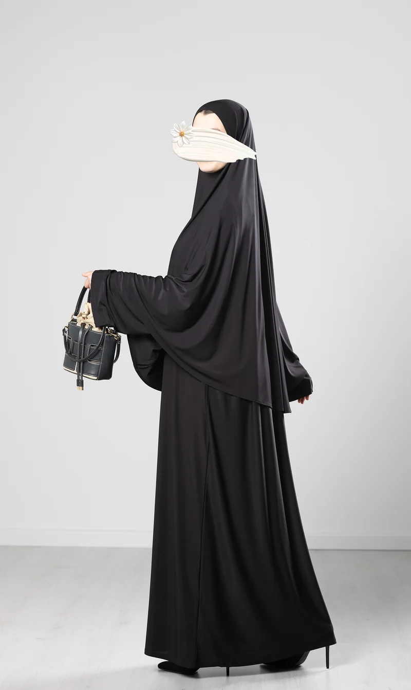 Jersey Premium Abaya + Khimar