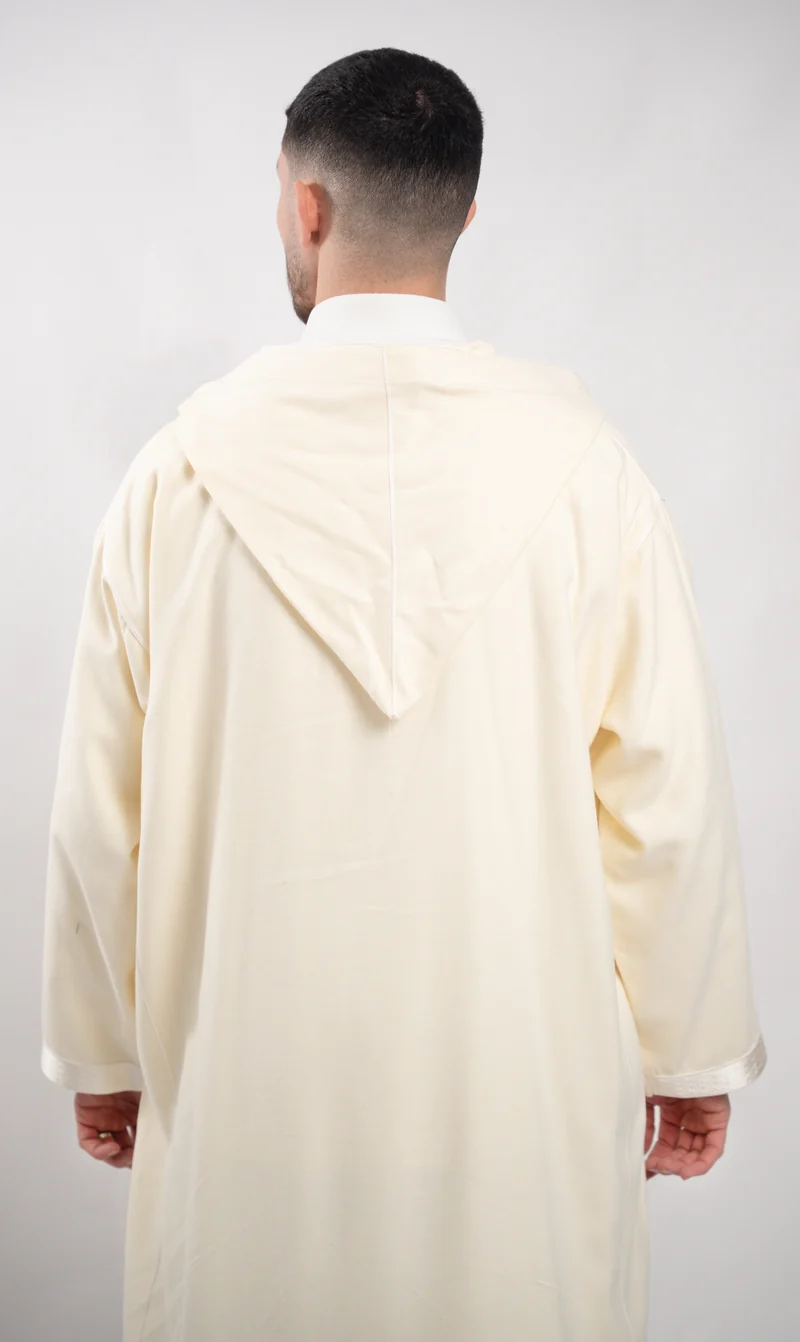 Djellaba Elegant Amir - Elfenbein