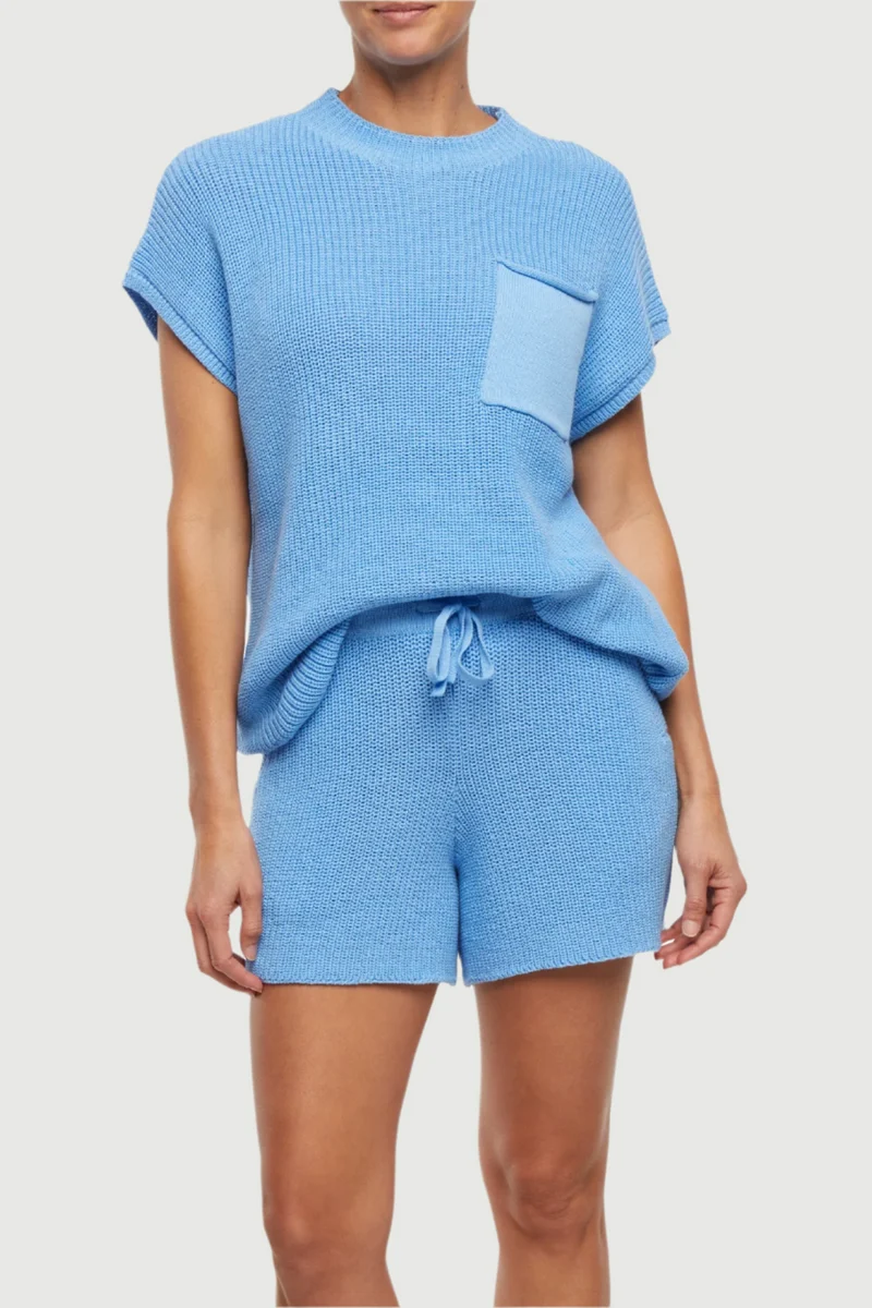 Michaela Rib Short | Little Boy Blue