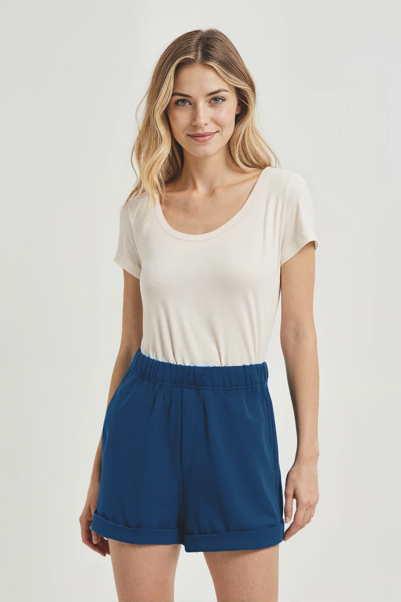 Constance Short | Navy Peony