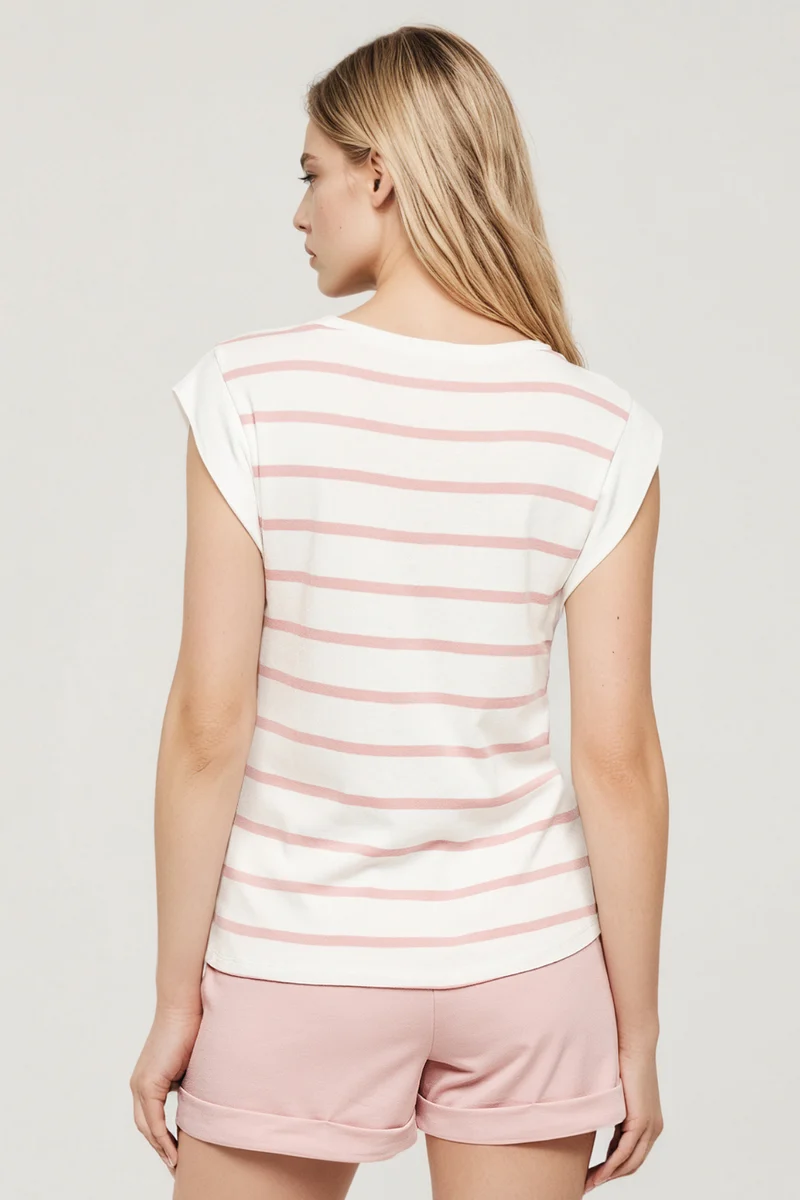 Constance Rib Top | Zephyr Constance Stripe