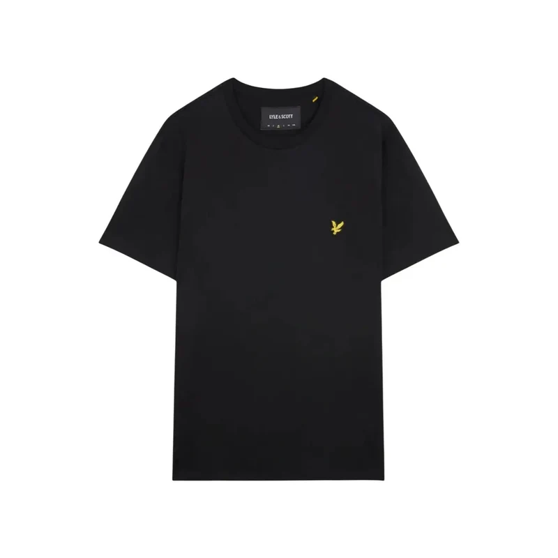 Lyle and Scott Herren Baumwoll-T-Shirt Schwarz