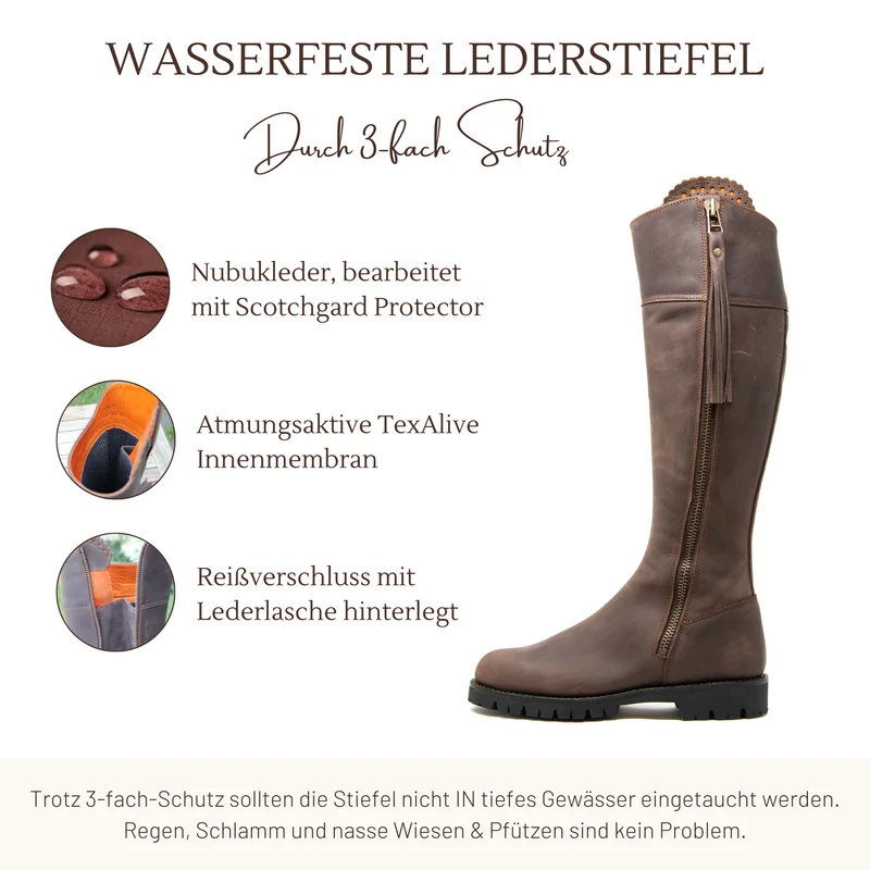 WASSERFESTER STIEFEL LILLI • Vibram® Sohle