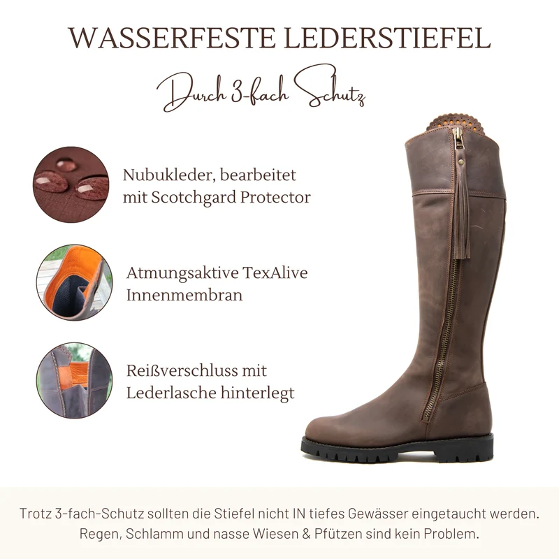 WASSERFESTER STIEFEL LILLI • Vibram® Sohle