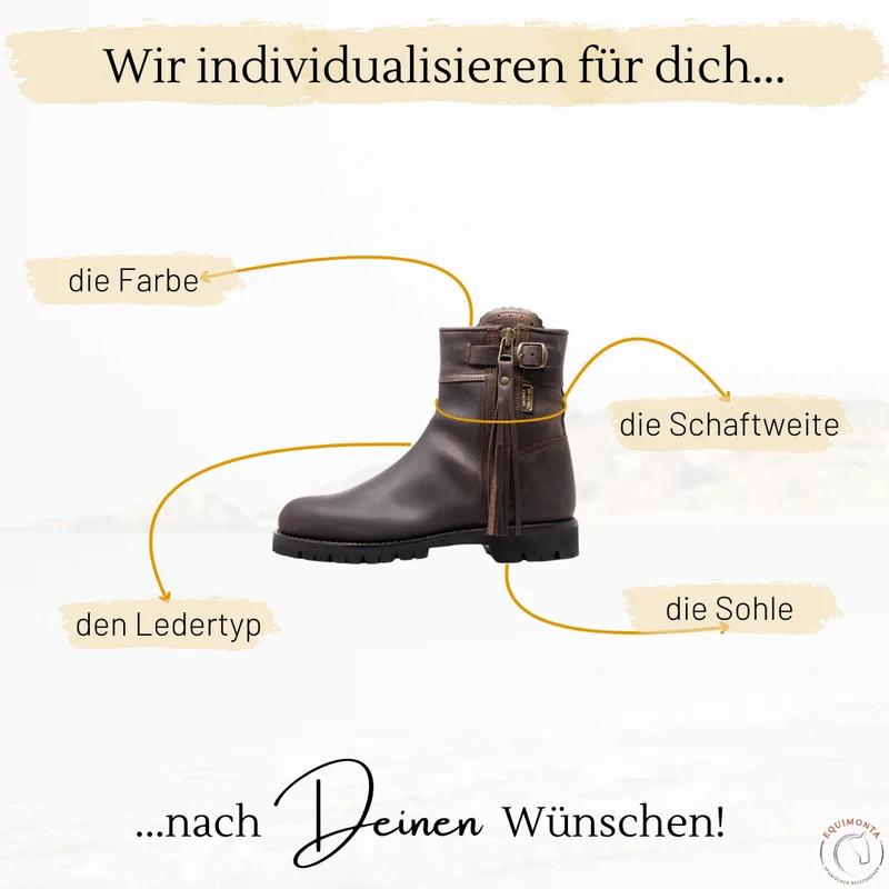 WASSERFESTE STIEFELETTE TANJA • Vibram® Sohle, Gr. 44 (größenkonform)