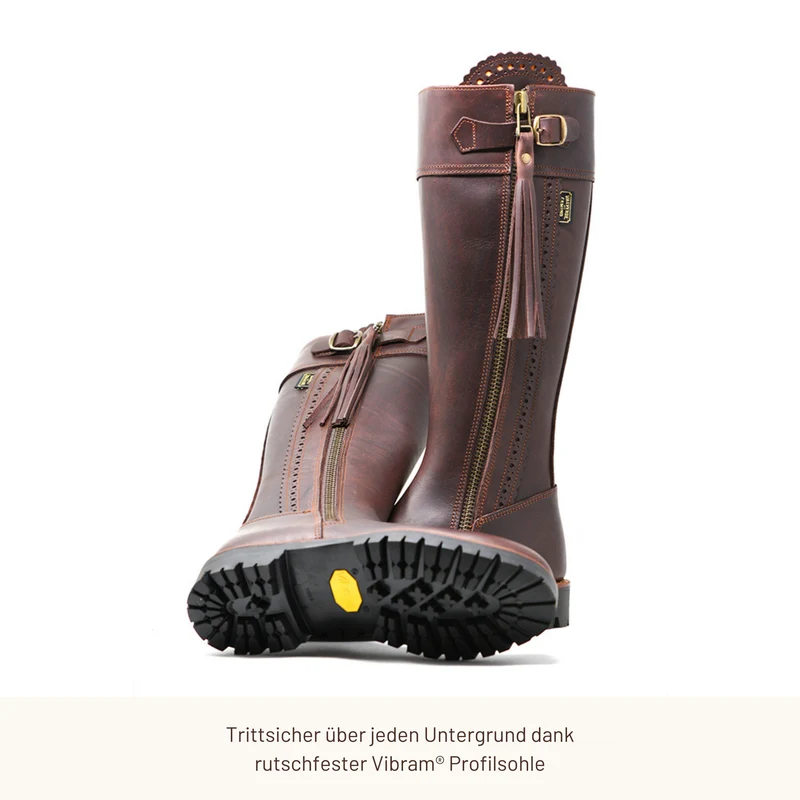 REITSTIEFEL LAURA • Verschiedene Sohlen, Gr. 41 (fällt größer aus)