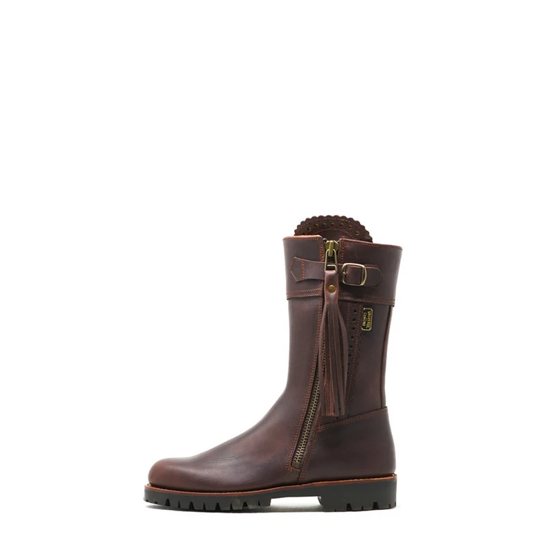 HALBHOHER STIEFEL NICOLA • Vibram® Sohle, Gr. 36 (fällt größer aus)