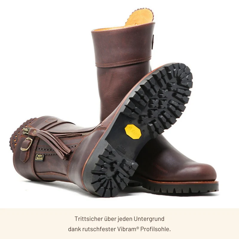 HALBHOHER STIEFEL NICOLA • Vibram® Sohle, Gr. 36 (fällt größer aus)