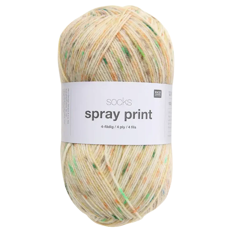 Socks Spray Print Sockenwolle