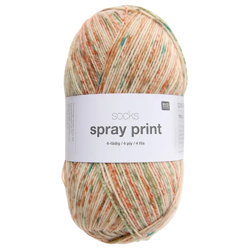 Socks Spray Print Sockenwolle