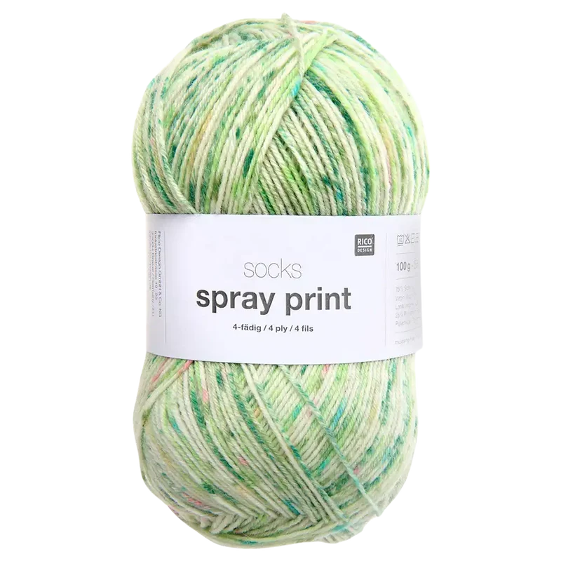 Socks Spray Print Sockenwolle
