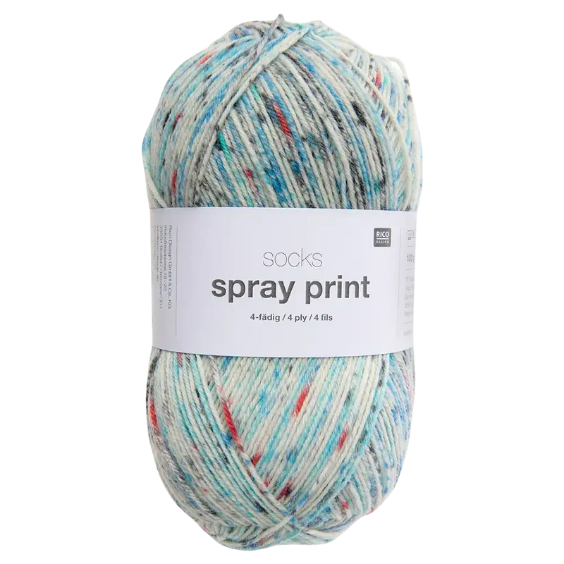 Socks Spray Print Sockenwolle