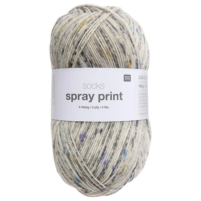 Socks Spray Print Sockenwolle
