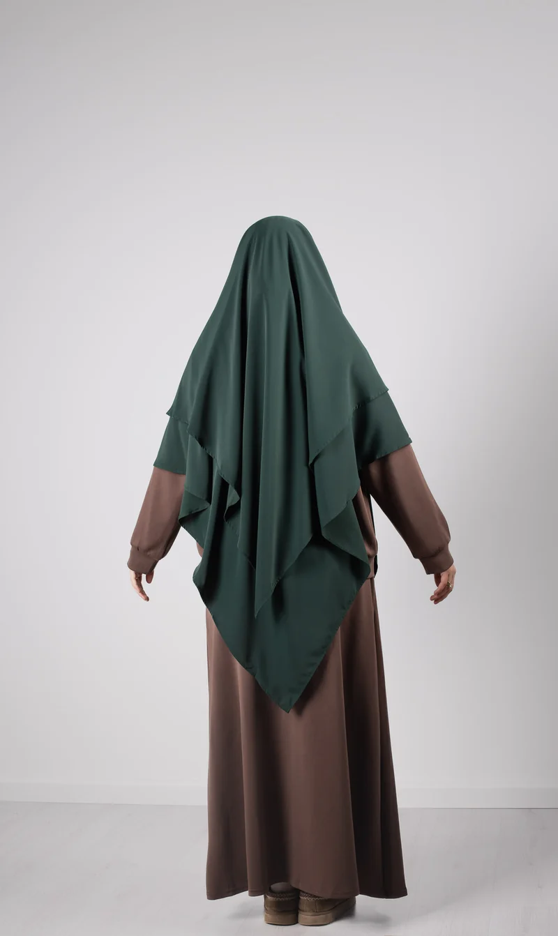 Double Diamond KHIMAR MEDINI Seide - Tannengrün