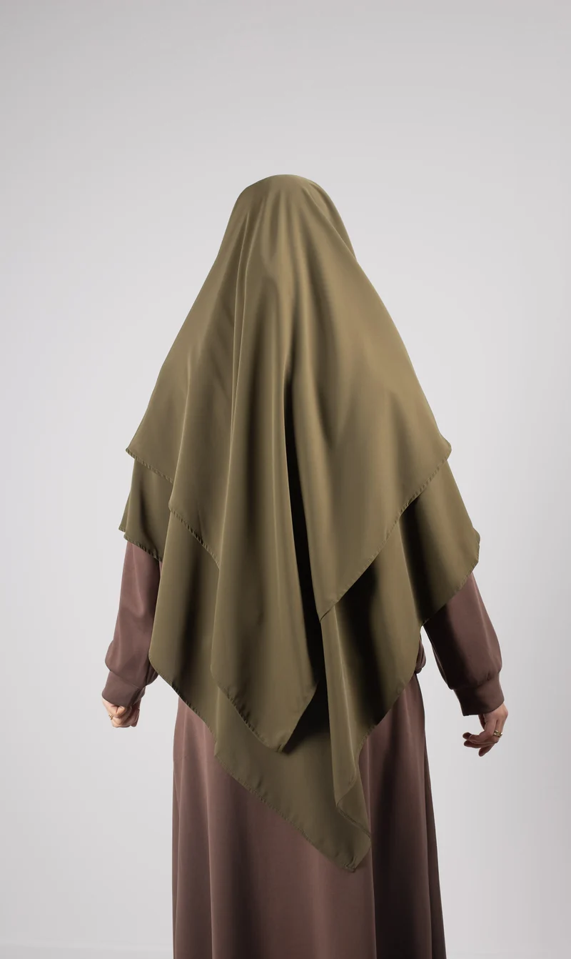 Double Diamond KHIMAR MEDINI Seide – Khaki