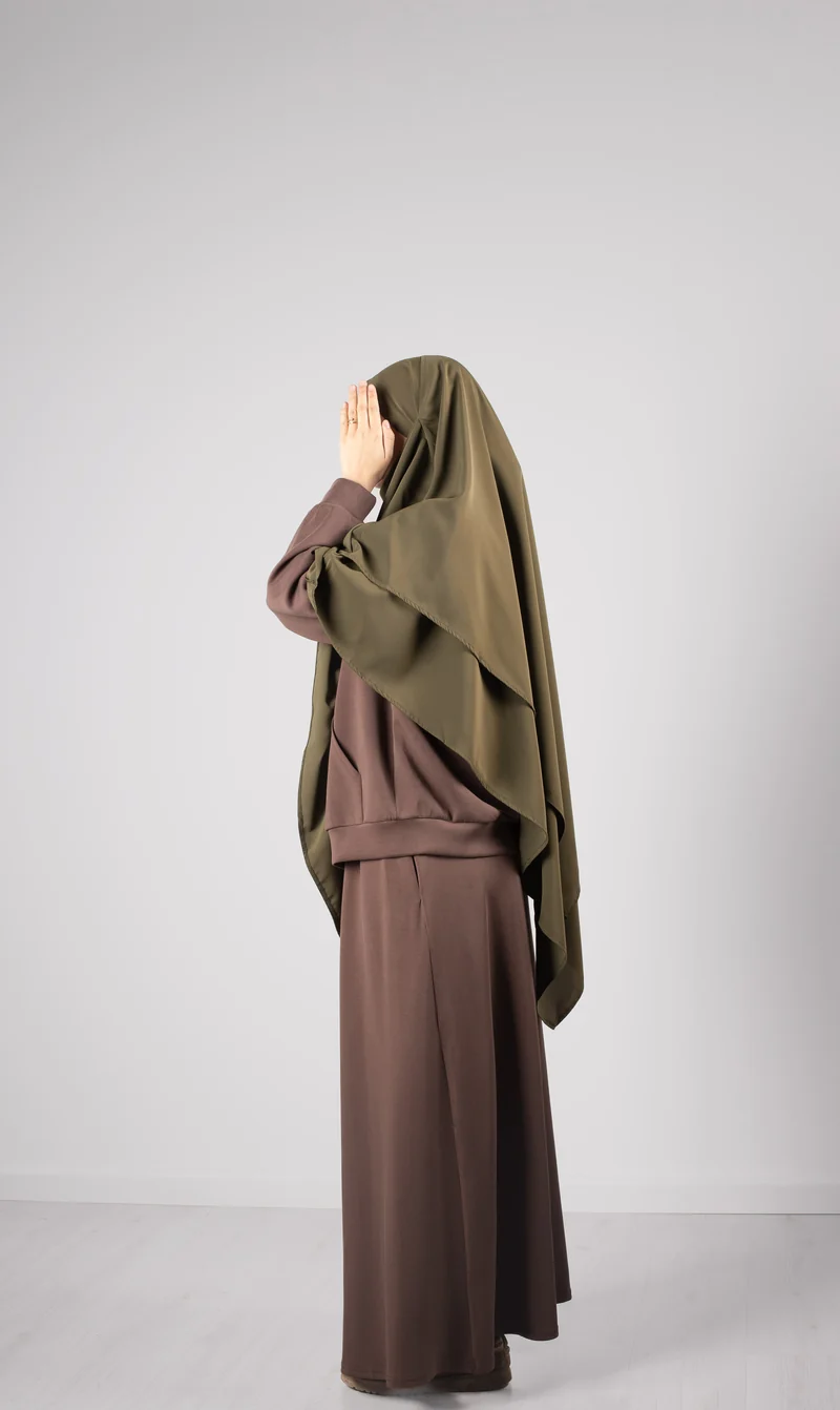 Double Diamond KHIMAR MEDINI Seide – Khaki