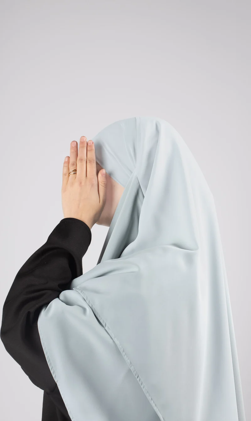 Double Diamond KHIMAR MEDINI Seide - Bleu Ciel