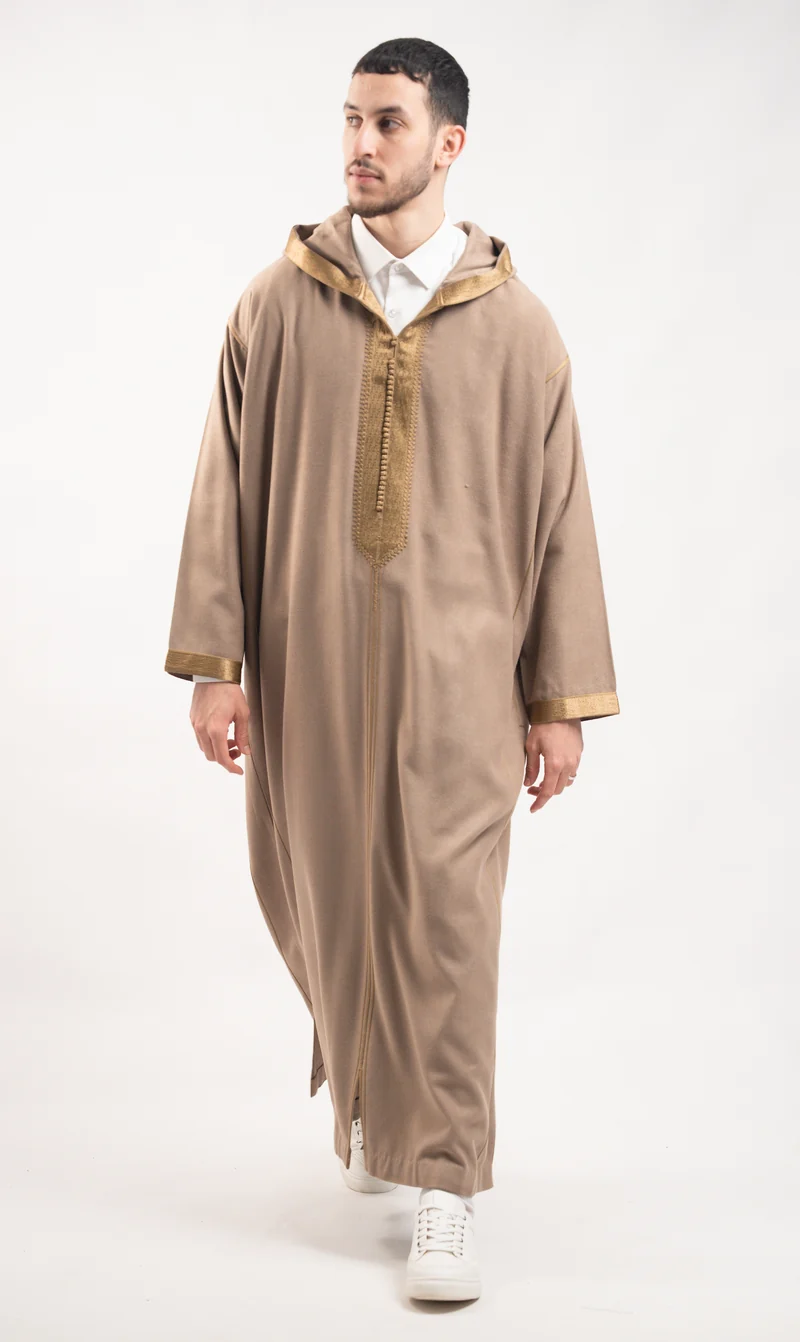 Djellaba Elegant Amir - Taupe