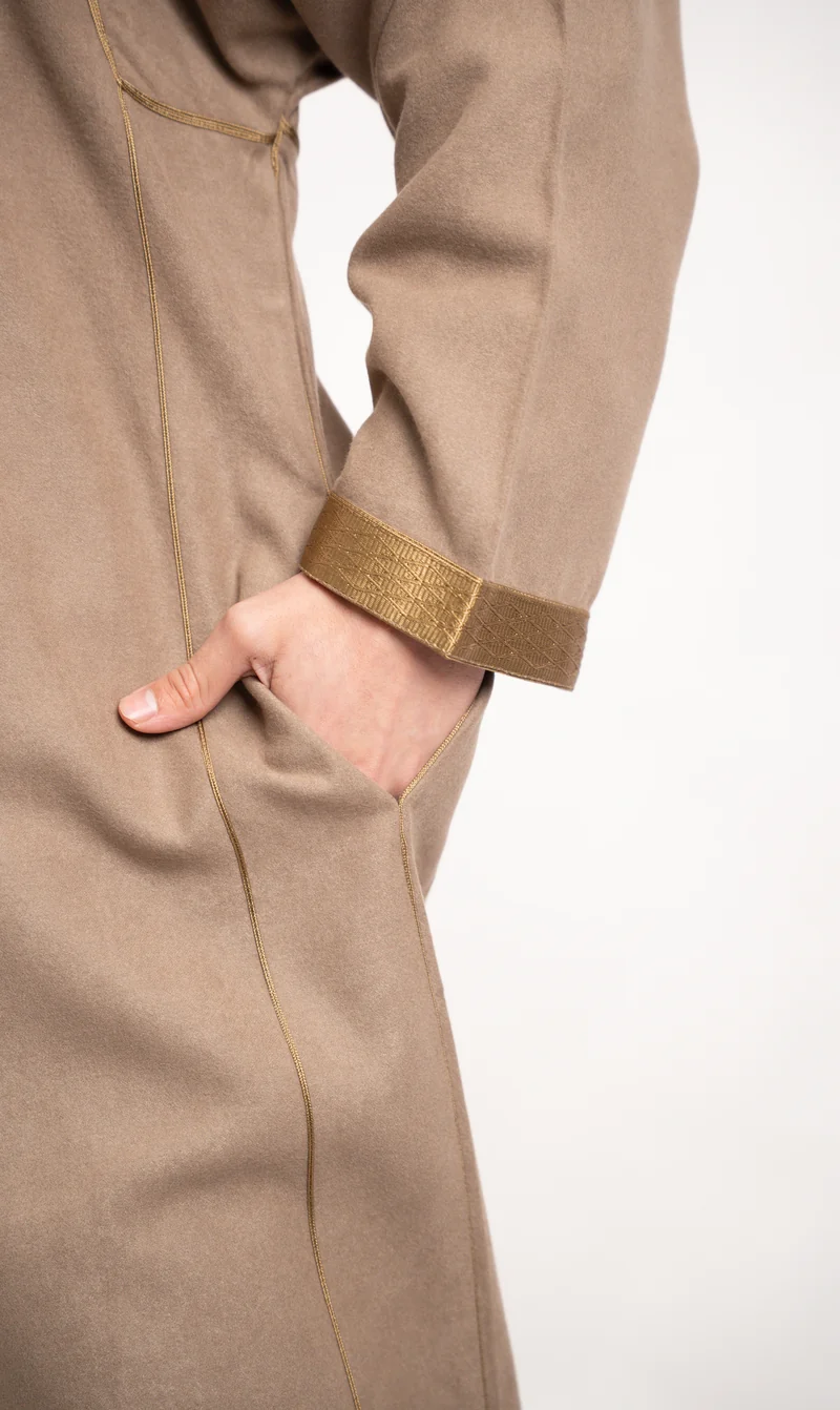 Djellaba Elegant Amir - Taupe