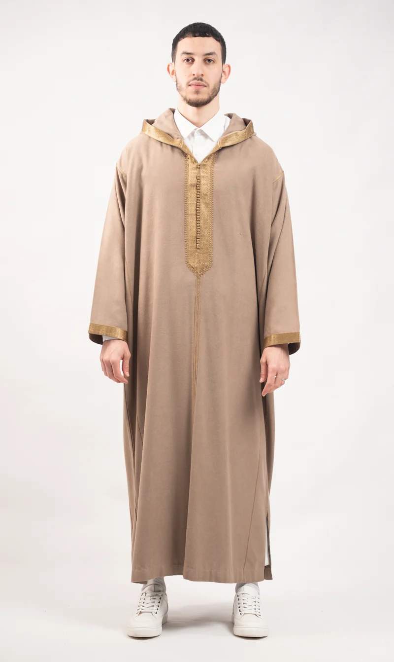 Djellaba Elegant Amir - Taupe