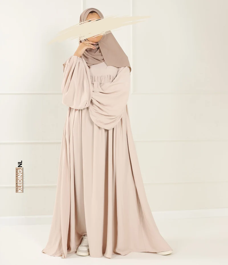 Jilbab Soumaya Ballonhülle – Creme