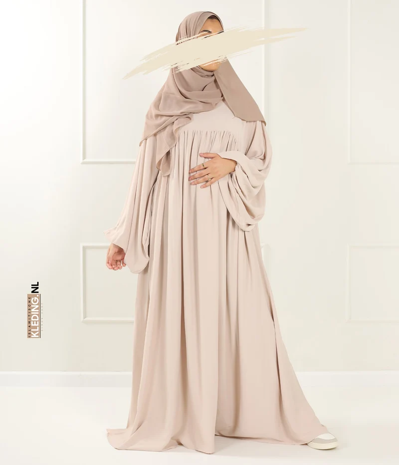 Jilbab Soumaya Ballonhülle – Creme