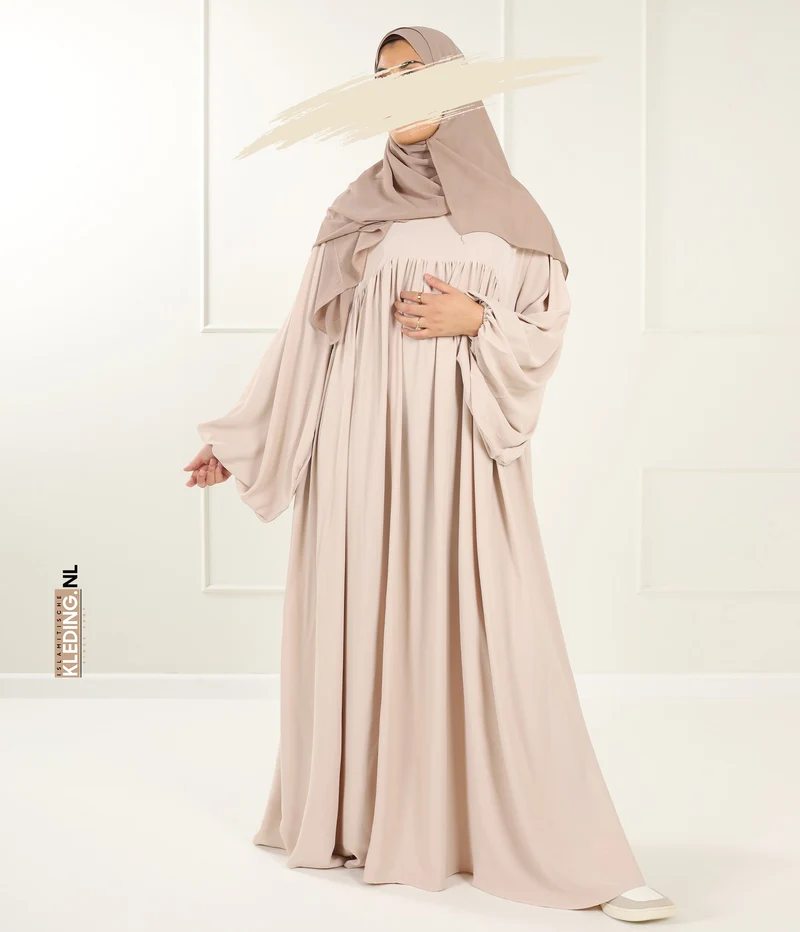 Jilbab Soumaya Ballonhülle – Creme