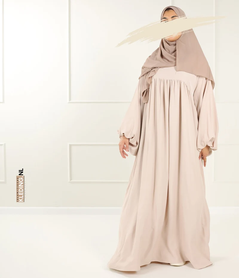 Jilbab Soumaya Ballonhülle – Creme