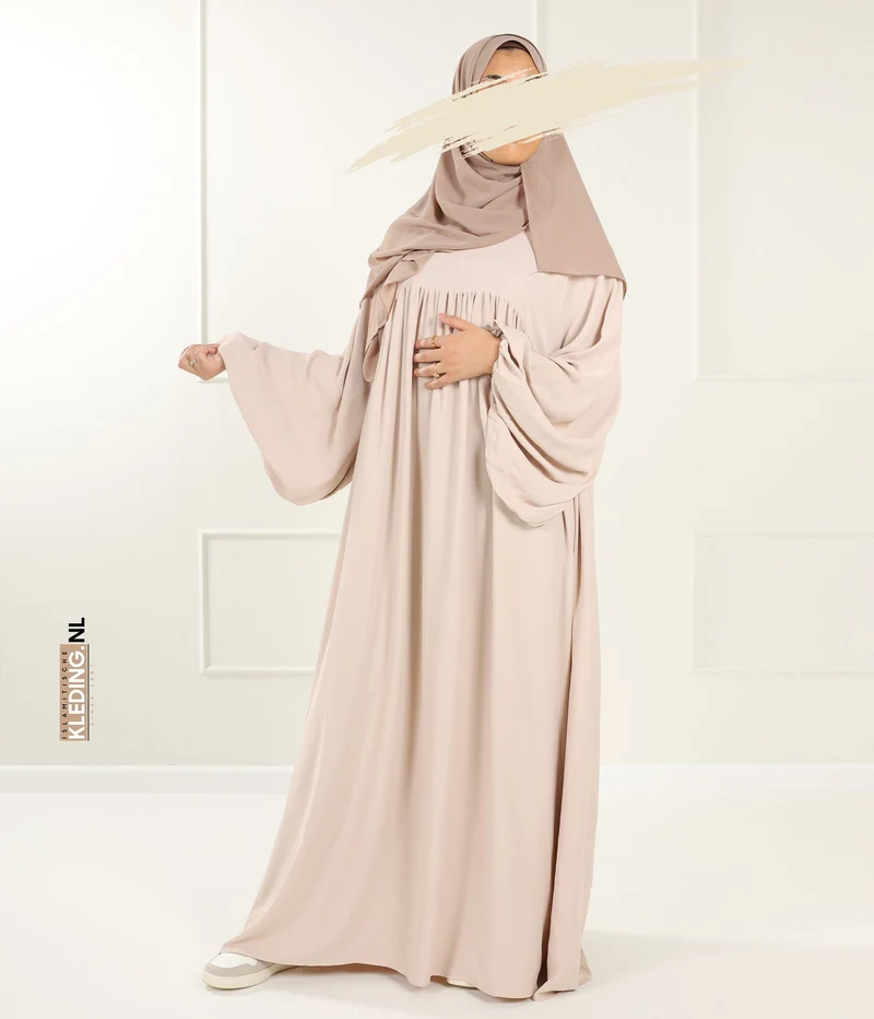 Jilbab Soumaya Ballonhülle – Creme